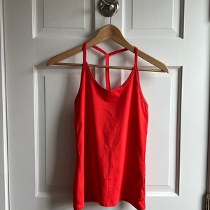 Nike dri fit fitted coral tank